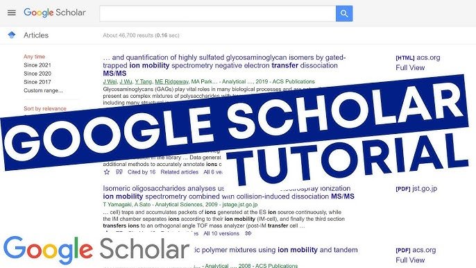 google scholar search tips