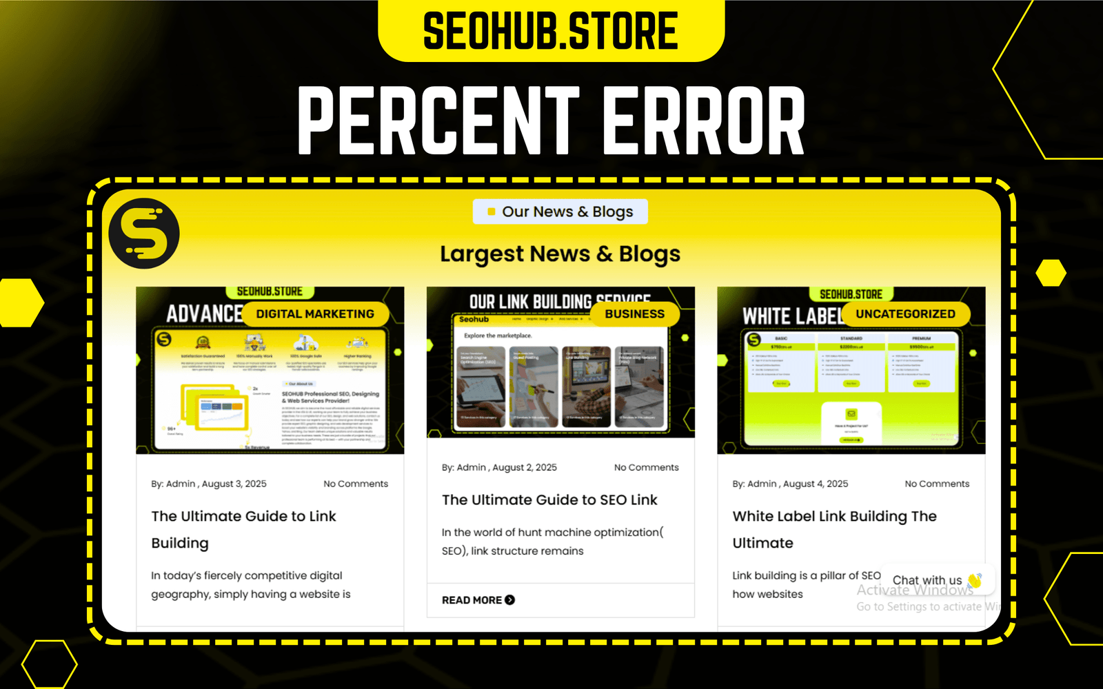 Percent Errors
